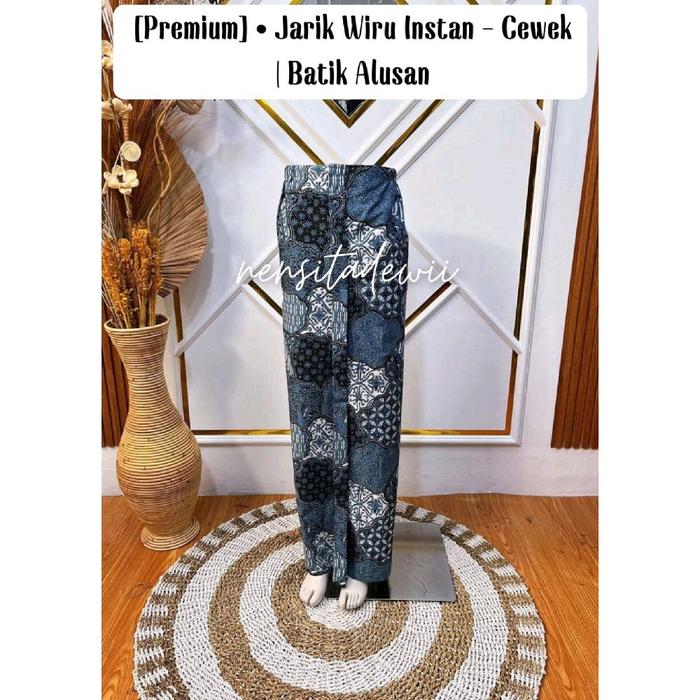 [Ce/Pm] Premium • Jarik Wiru Instan Cewek Jarik Premium / Alusan, Motif Lengkap