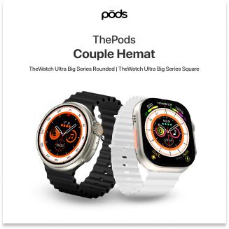 [BUNDLING] ThePods Couple Hemat - [The Watch Z78 + The Watch Z77] - by PodsIndonesia