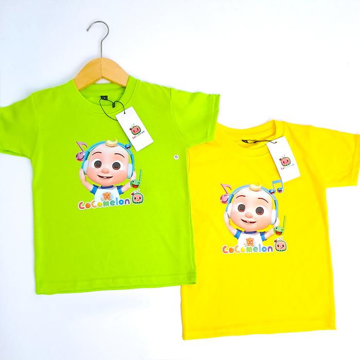 Kaos distro Anak Laki Laki Perempuan 1-12 Tahun Baju karakter cowok cewek CCM BABY COCOMELON