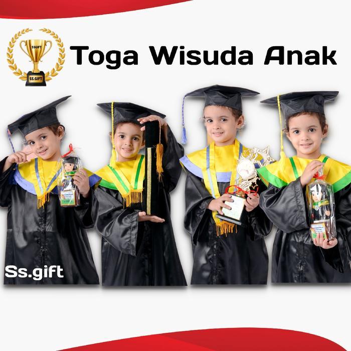 PREMIUM Baju Wisuda | Toga Wisuda Anak | Toga Wisuda TK | Toga Wisuda PAUD Fashion