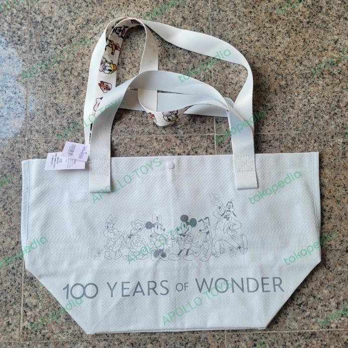 TAS ORIGINAL DISNEY 100 YEARS OF WONDER DISNEYLAND HONGKONG TOTEBAG