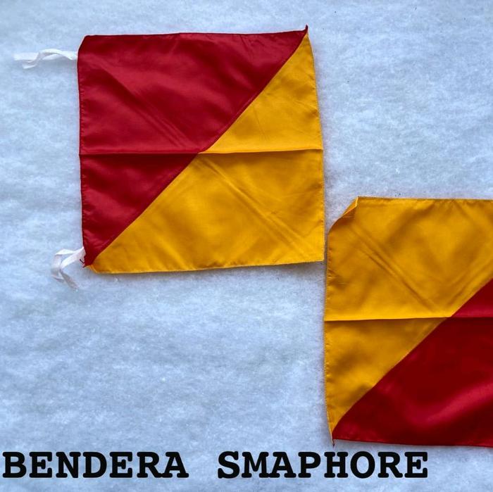Bendera Semaphore dan Tongkat/Stik Semaphore Perlengkapan Pramuka