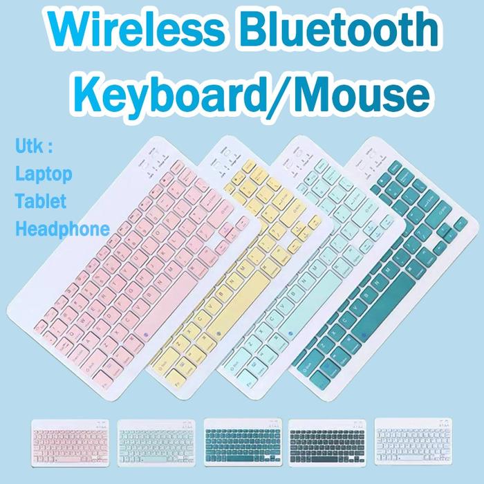 Wireless Bluetooth Keyboard USB Office Silent Click Laptop Wireless keyboard for iPad Android/IOS/Wi