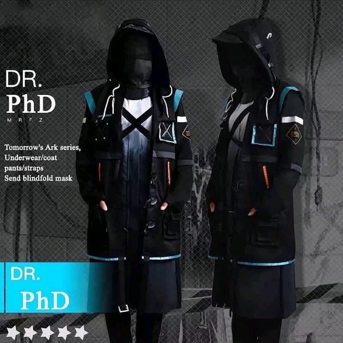 JAKET JUBAH GAME ARKNIGHT DOCTOR RHODES ISLAND PREMIUM