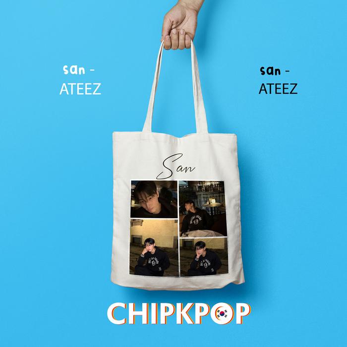 [PACKAGE SET] TOTEBAG SAN ATEEZ I SAN ATEEZ I SAN ATEEZ KPOP I TOTEBAG KPOP I TOTEBAG ATEEZ KPOP I T