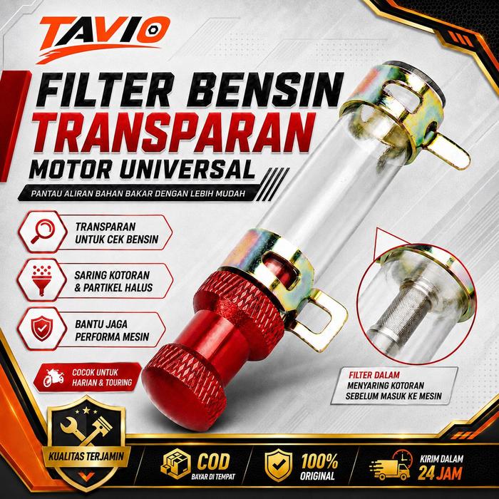 Tube Drain CNC Aluminium Selang Pembuangan Box Filter CVT Skuter Matic Beat Vario Scoopy PCX ADV Pem