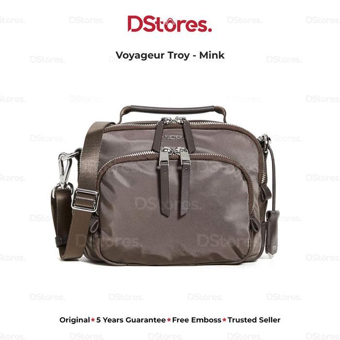 TUMI VOYAGEUR TROY TAS SELEMPANG - MINK