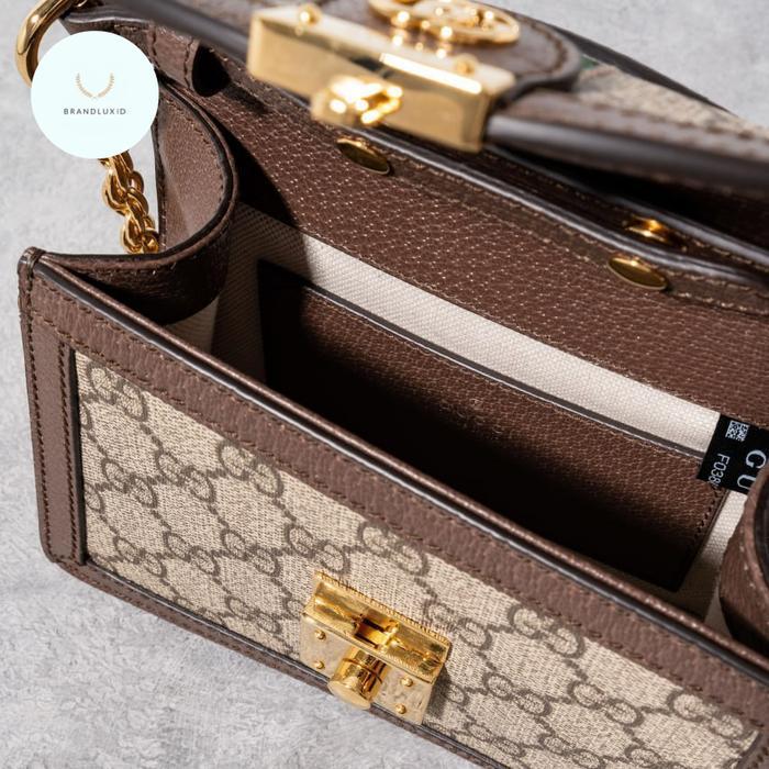 GUCCI OPHIDIA GG SUPREME MINI SHOULDER BAG