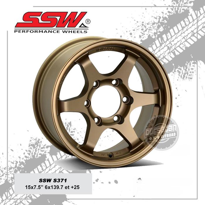 Velg R15 15x7.5 PCD 6x139.7 SSW S-371 Bronze