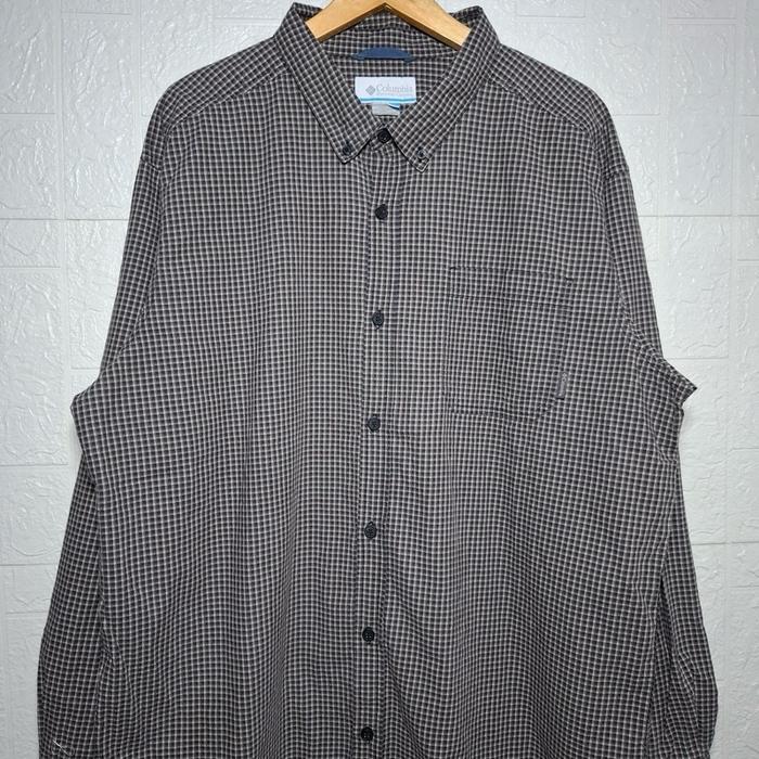 columbia outdoor shirt/kemeja outdoor/kemeja branded/second thrift/size besar