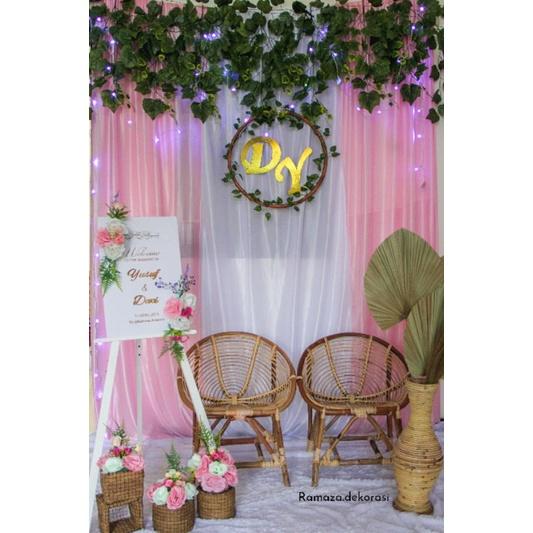 Safitiri Dekorasi Lamaran Backdrop Variasi/Dekorasi Lamaran/Akadnikah