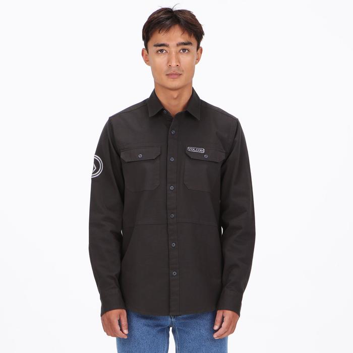 VOLCOM MLH TUBEWAY LONG SLEEVE SHIRT STEALTH
