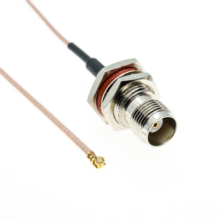 IPX IPEX UFL U.FL to TNC Female Straight Bulkhead Nut connector RF