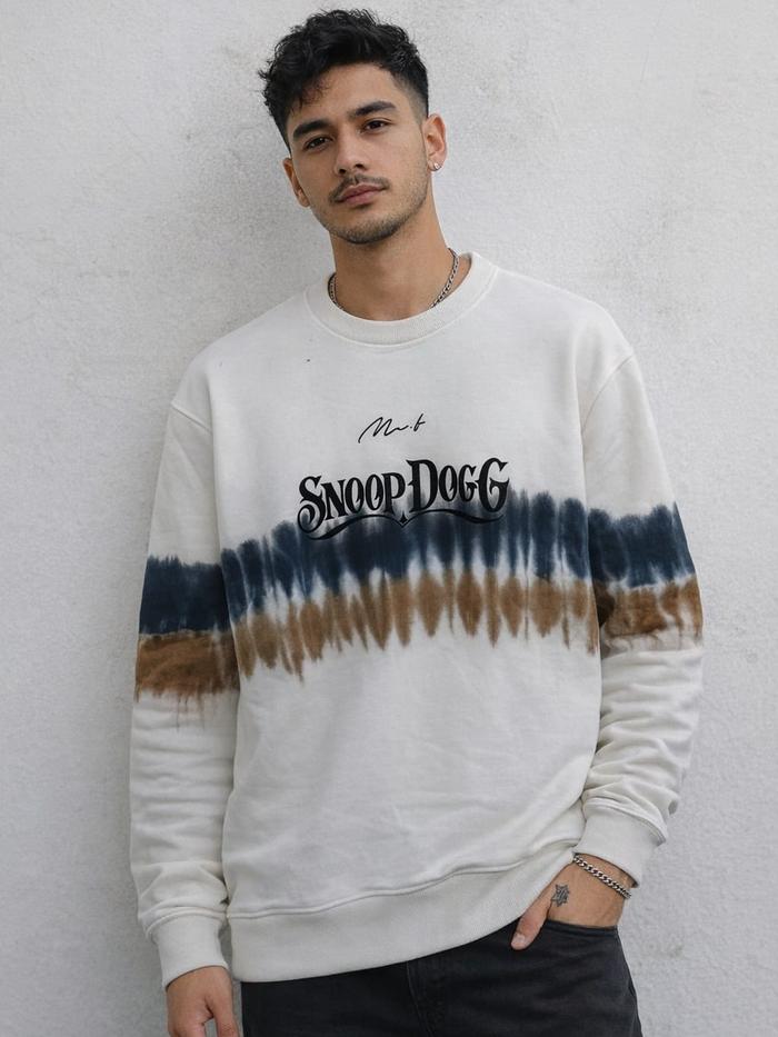 Sweater Crewneck Oversize Tiedye Rapper Snoop Dogg Mc.F Supply Co
