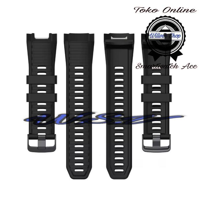 Tali Jam Garmin Instinct 3 50Mm 2X 50Mm Amoled Solar Tactical Strap Silicone Model Original Watch Ac