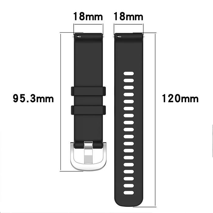 18Mm/20Mm/22Mm Quick Release Band For Samsung Galaxy Watch Fe 7 6 5 4 Silicone Rubber Sport Strap Ta
