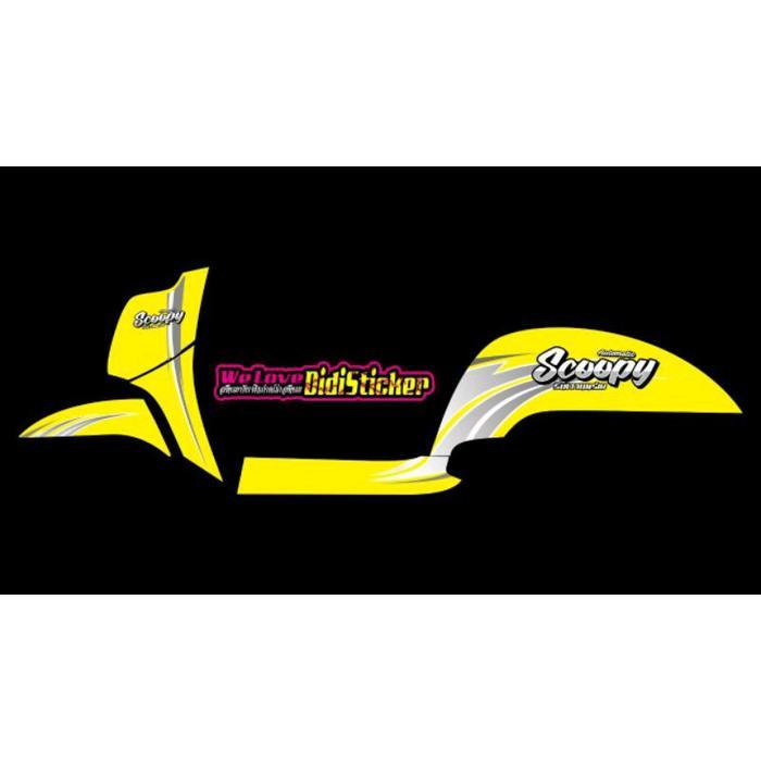 STRIPING TRANSPARAN SCOOPY NEW CUSTOM OSEAN