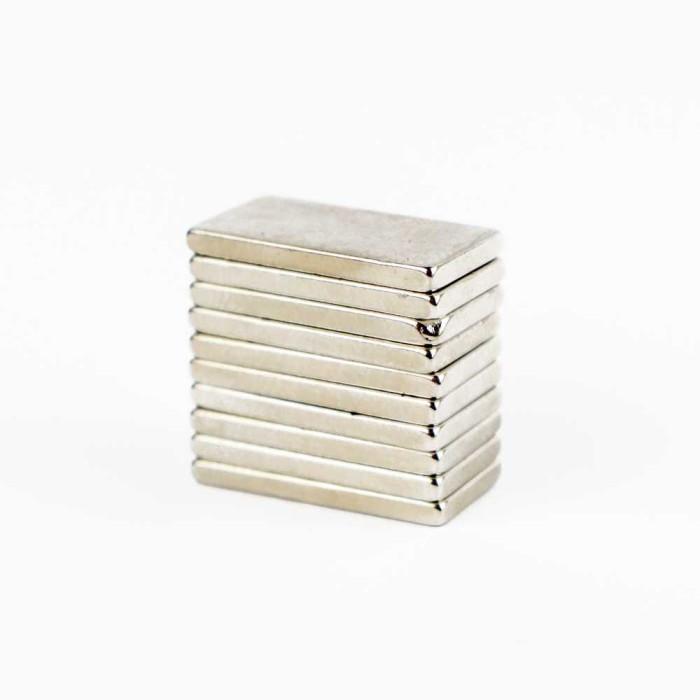 A♫AF MAGNET SUPER NEODYMIUM MURAH PERSEGI PANJANG 20 X 10 X 2 MM ISI 10PCS Y❤XI
