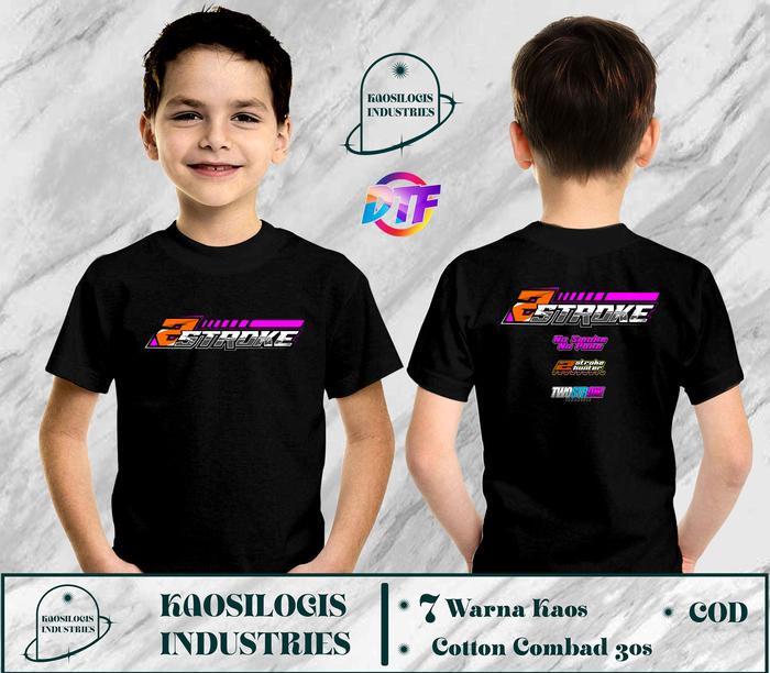Kaos Anak 2 tak 2 stroke Evilsmoke 2 tak mania indonesia DB-Kaosilogis