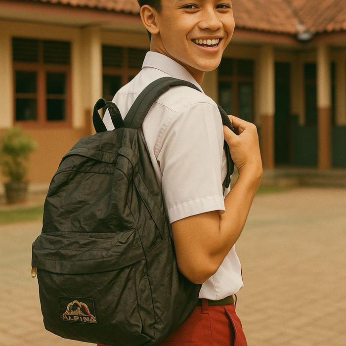 ALPINA Ransel R-11 Sekolah anak 1990an Outdoor Travel 10Liter