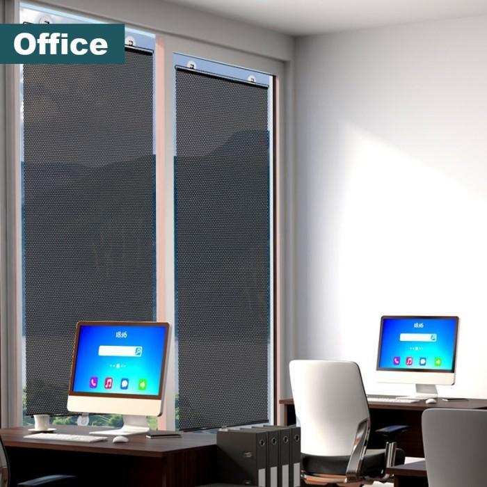 Gorden Roller Blind Ruangan Indoor Pelindung Panas Terang Matahari