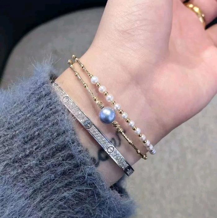 Gelang Mutiara Akoya Emas 18 Karat