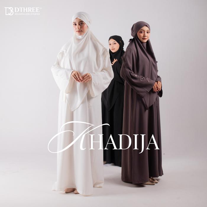 Dthree - Abaya Khadija set Hijab - Abaya haji umroh - Abaya Syar'i - Abaya anti uv - abaya remaja - 