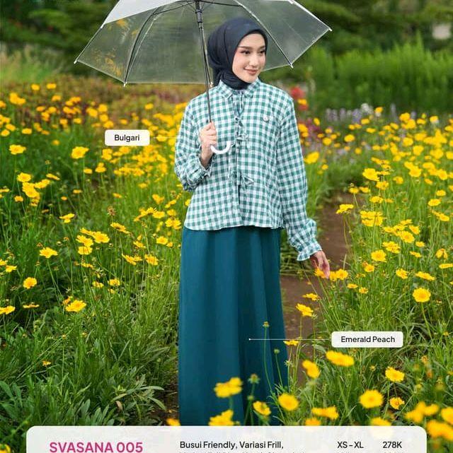 Svasana 005 Gamis Nibras Remaja Simple Elegant