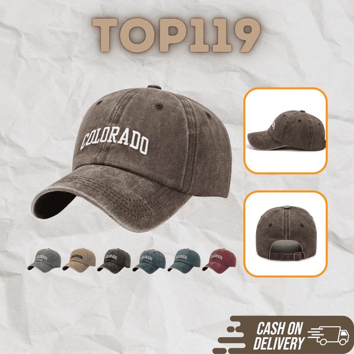 Topi Baseball Model Jeans COLORADO [TOP119]