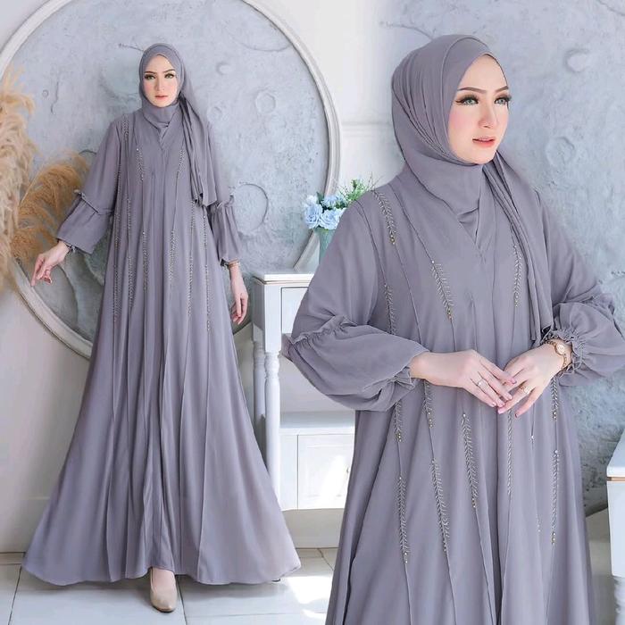 Ayesha Dress Maxy Wanita Gamis Ceruty Premium terbaru Mix Payet Gamis wanita Hijab Simple Gamis Musl