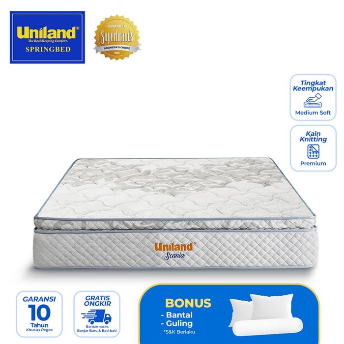 NEW PRODUK Uniland Springbed Scania Pillowtop - Hanya Kasur