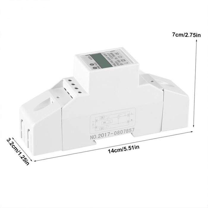 Electronic KWh Energy Meter 220V Kwh Single Phase 2Wire Energy Meter