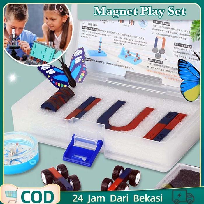 38 Bagian Set Mainan Magnet Magnet Play Set Magnet Set Edukasi Permainan Magnet Anak