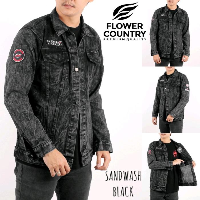 Jaket Jeans Bordir pria/Jaket jeans bordir Pria original/Jaket jeans bordir kekinian/Jaket jeans bor