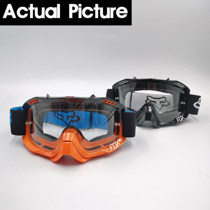 Motocross Goggle 100% Motor Cross Kacamata Goggle Fox Air Defence Import Anti Sinar Ultraviole Goggl