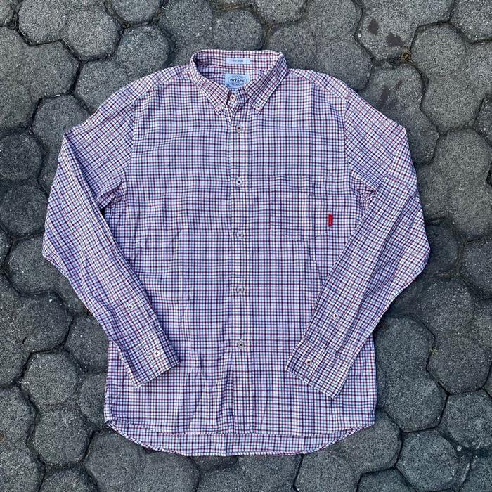 WTAPS x Thomas Mason Plaid Button Down Long Shirt