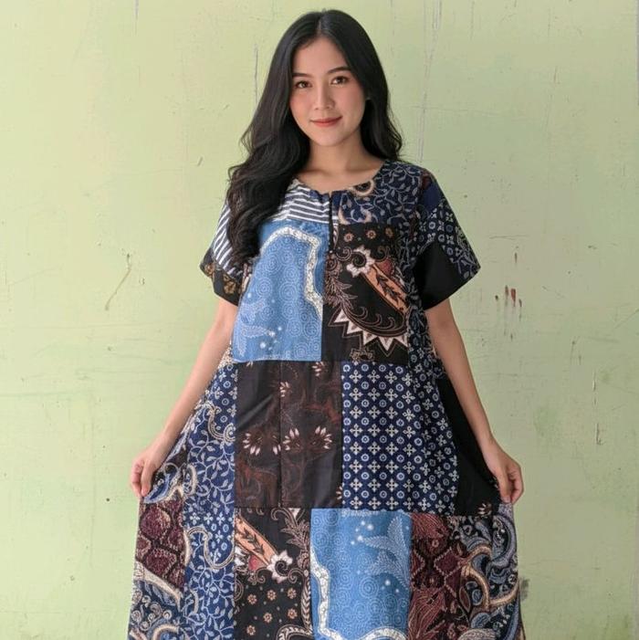 Daster Perca 10RB Busui Resleting Depan - Terlaris