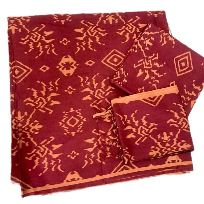 Kamben Lembaran Batik Couple set Selendang