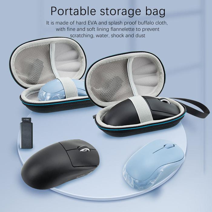 Carrying Bag Gaming Mouse Storage Box Case for Logitech M170 M185 M220 M221 Wireless Mouse Waterproo