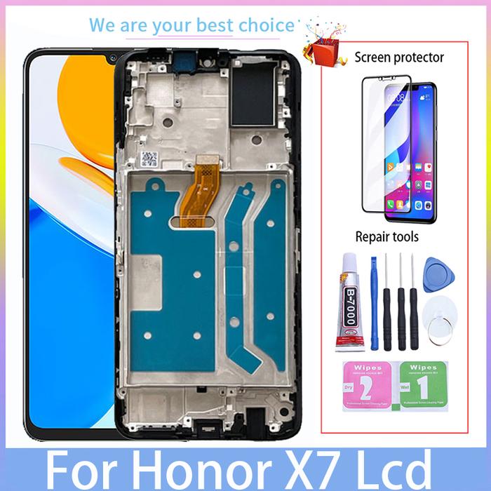 6.74'' For Honor X7 Original  LCD Display With Frame Touch Screen