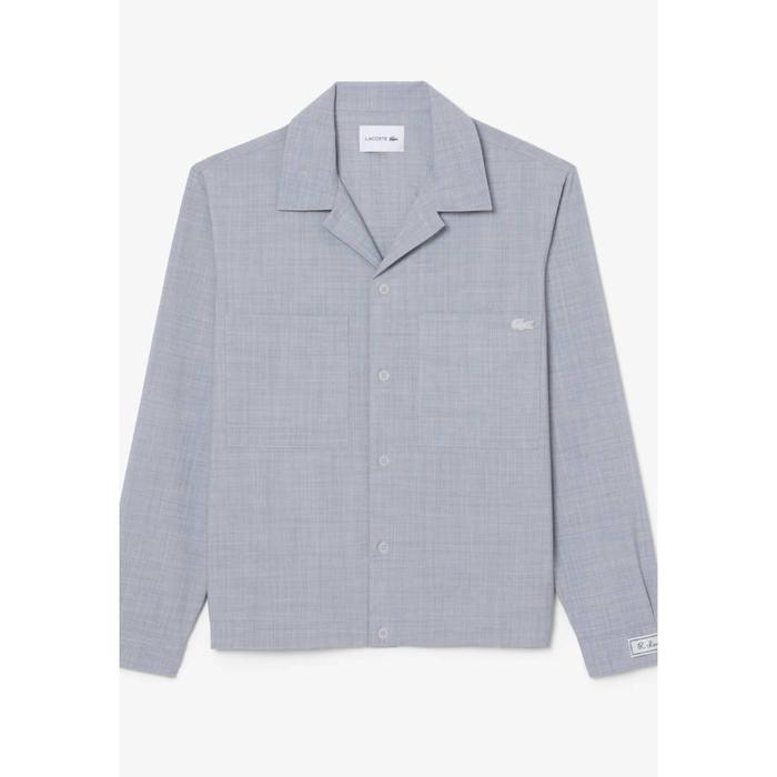 Oversized Wool Blend Overshirt