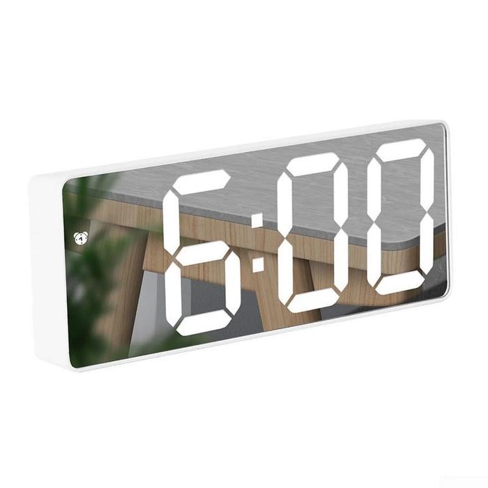 Jam Alarm Dinding Meja Digital Clock LED/Mirror Alarm Dinding 3D Clock Led Meja/jam Digital 3D LED