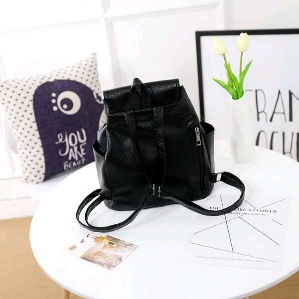 Tas Ransel Serut Kulit Jeruk (033)