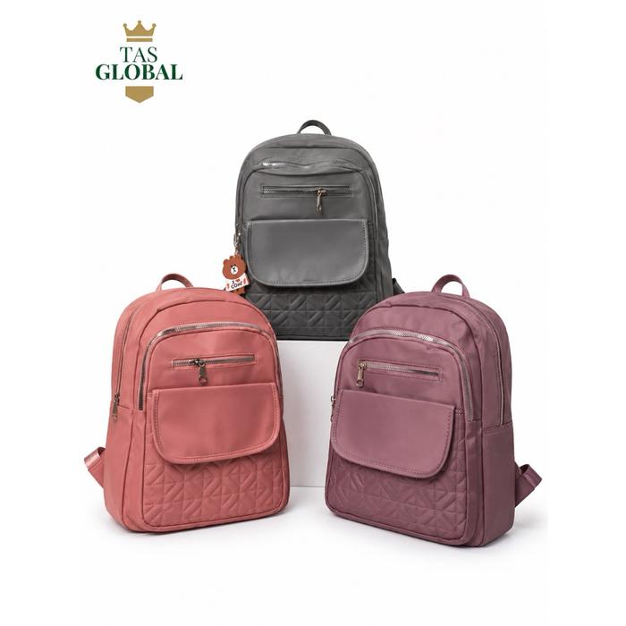 PANASEA - Ransel Premium |Tas Ransel Dan Bahu Wanita Bahan Nilon Anti Air Untuk Sekolah Kuliah Kerja