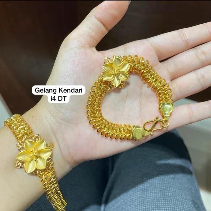 Gelang Kendari replika emas asli
