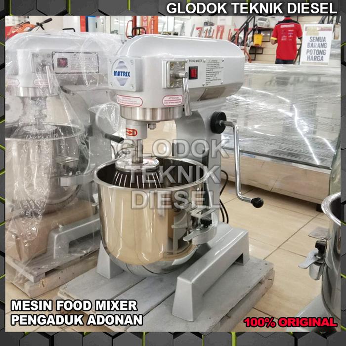 Matrix Mesin Giling Pengaduk Adonan Food Mixer B 10 Liter B10 B10S Original