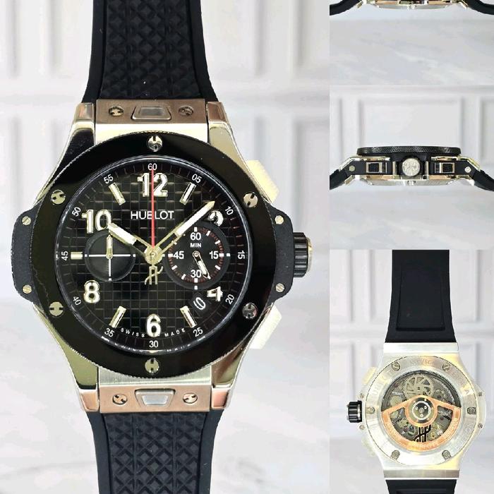 HublotBigBang 20TH Aniversary Hour, Minute, Date, Chronograph, Quick Relesae Strap, Quartz, 24HR Ind