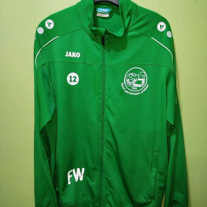 JAKET TRACKTOP JAKO ARMINIA IBBENBUREN HIJAU DAUN SIZE L