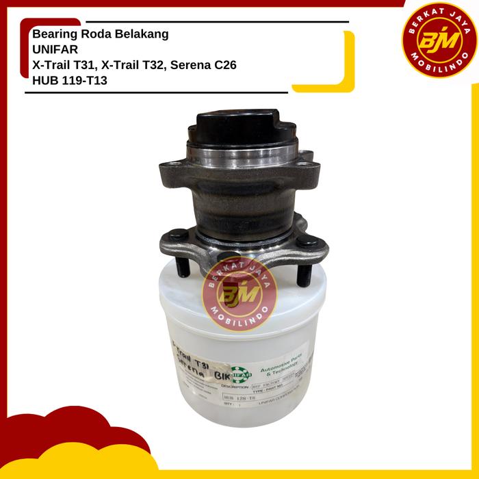 Bearing Roda Belakang X-Trail T31 T32, Serena C25 C26, Juke ABS UNIFAR