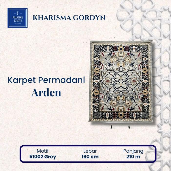 Karpet Permadani ARDEN Ukuran 115x155cm, 160x210cm, 190X260cm, 210x310cm dan 230x310cm